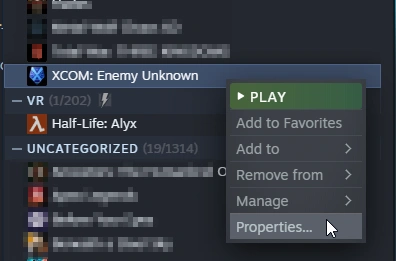 Selecting Games and Managing DLCs